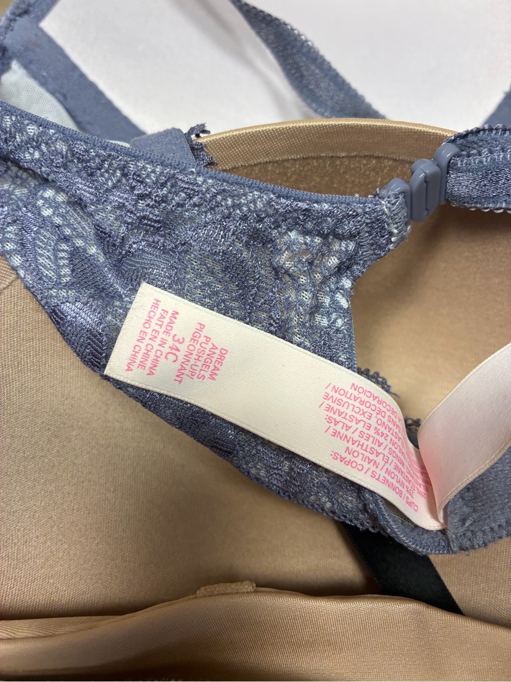 Victoria Secret Bundle 5 Bras Lined Demi Strapless Push Up Lace Satin - Picture 12 of 13